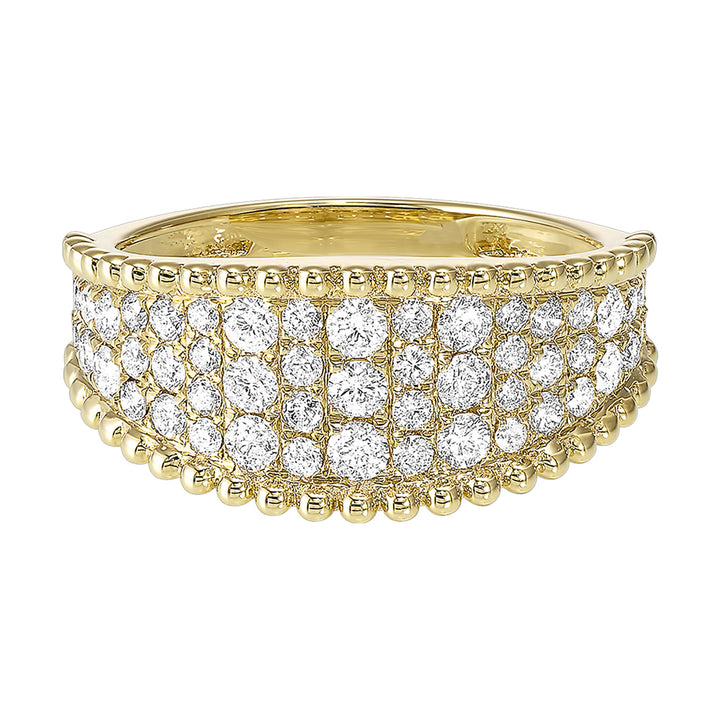 14Kt Yellow Gold Diamond 1Ctw Ring