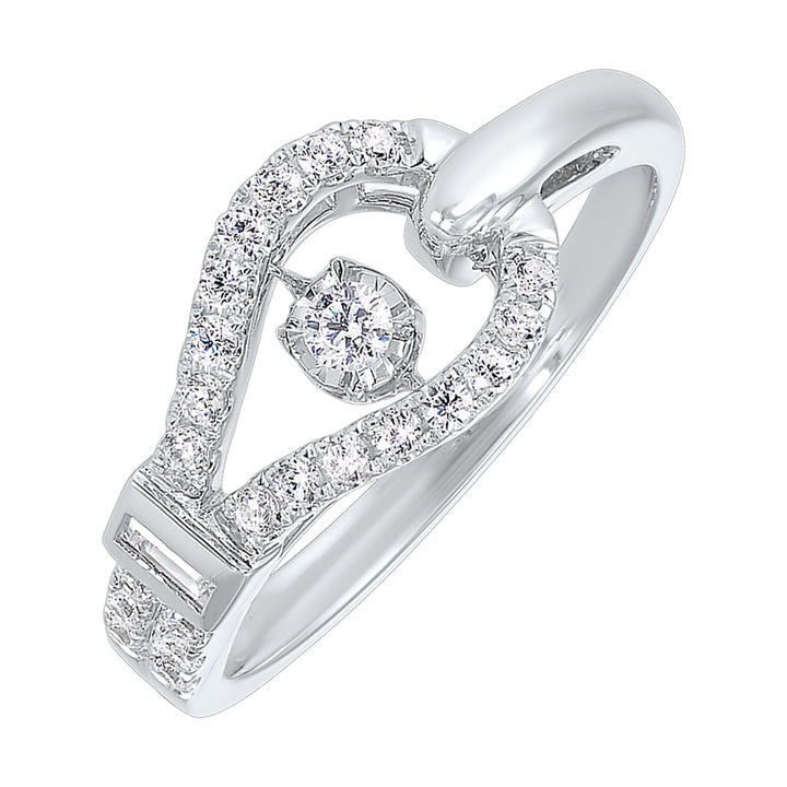 14Kt White Gold Diamond 1/3Ctw Ring