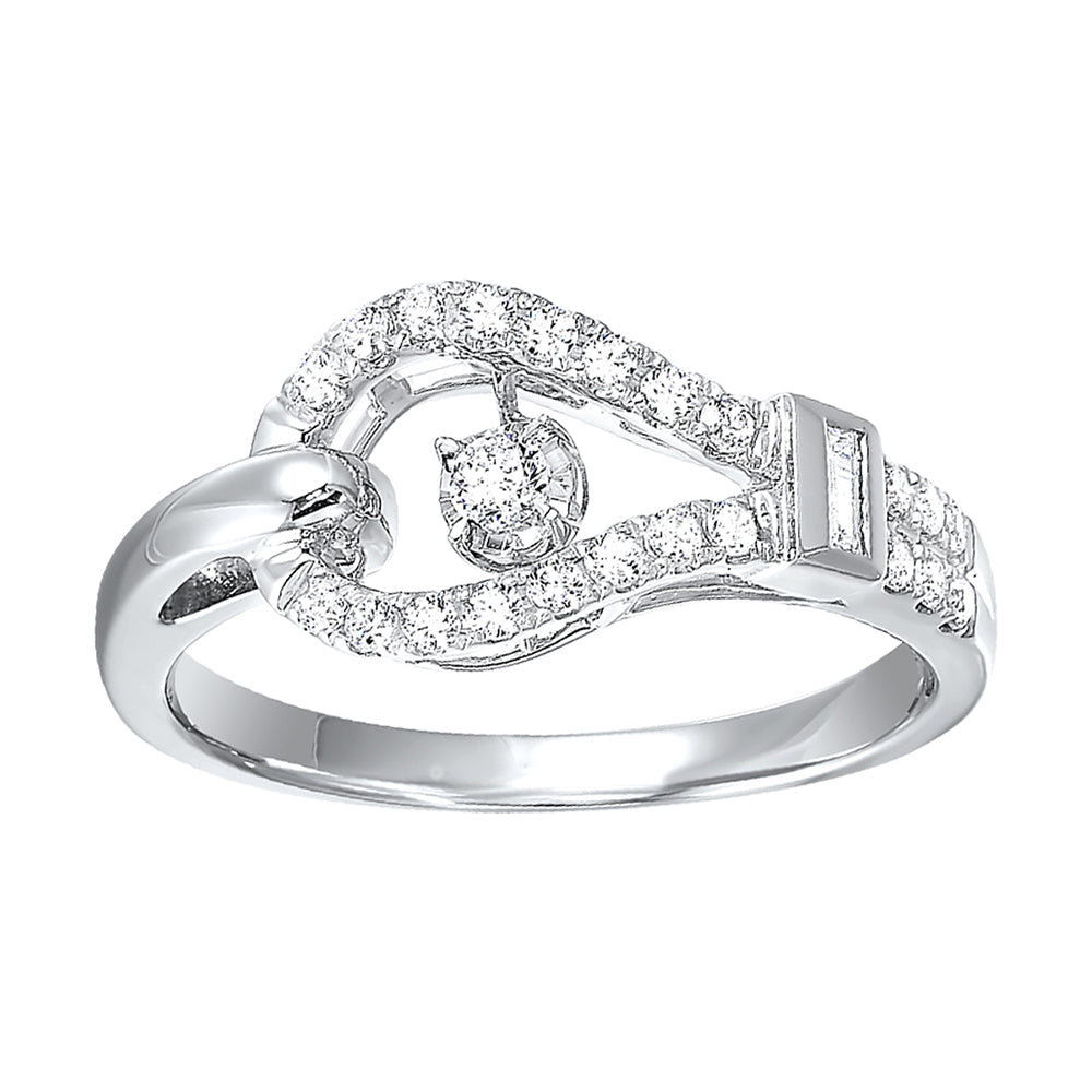 14Kt White Gold Diamond 1/3Ctw Ring