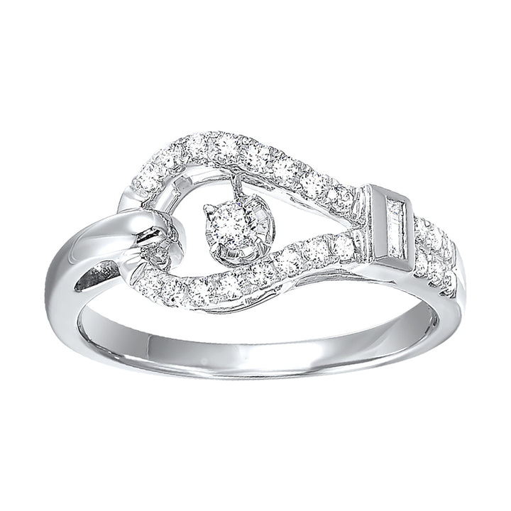 14Kt White Gold Diamond 1/3Ctw Ring