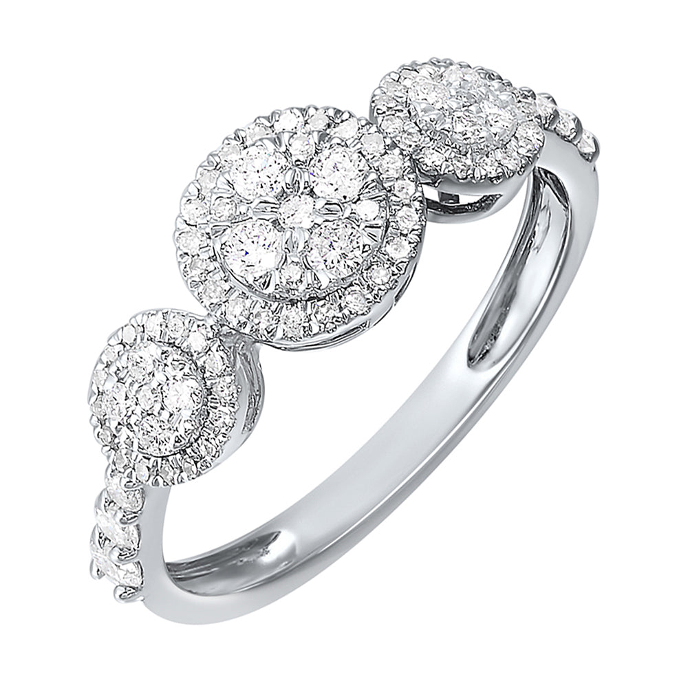 14Kt White Gold Diamond 1/2Ctw Ring