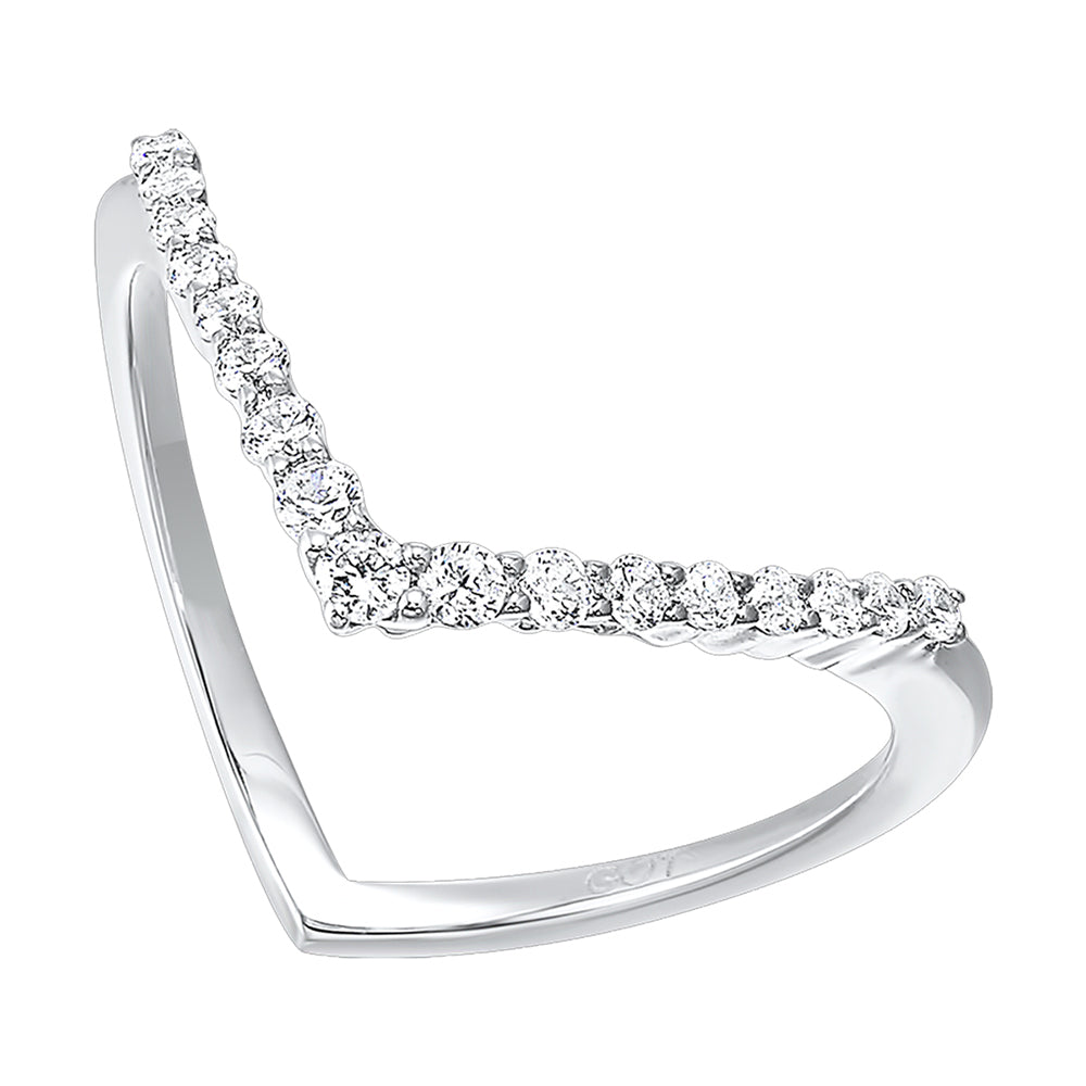 10Kt White Gold Diamond 1/4Ctw Ring