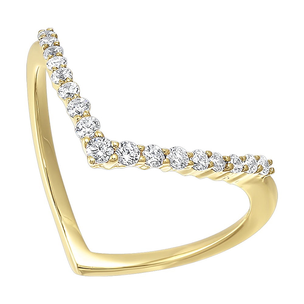 10Kt Yellow Gold Diamond 1/4Ctw Ring