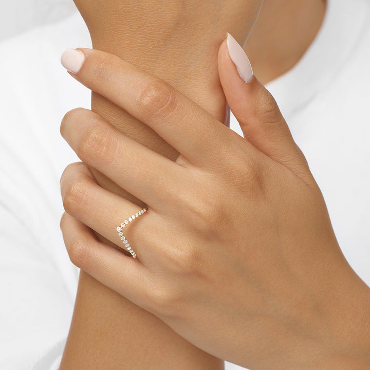 10Kt Yellow Gold Diamond 1/4Ctw Ring