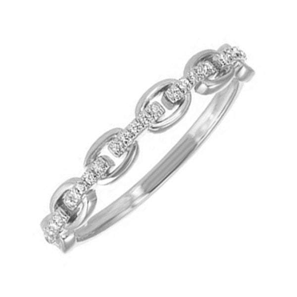 10Kt White Gold Diamond 1/12Ctw Ring