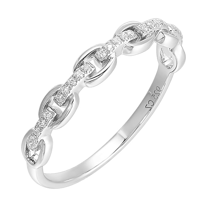10Kt White Gold Diamond 1/12Ctw Ring