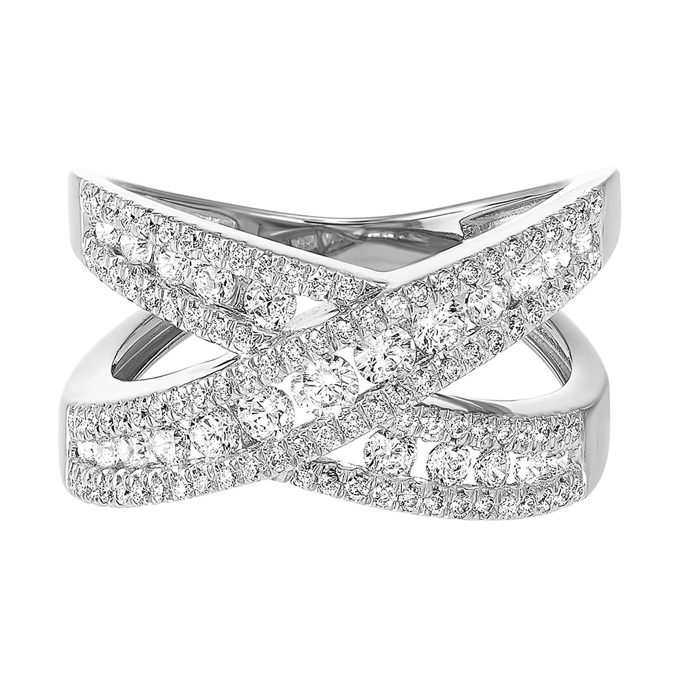 14Kt White Gold Diamond 1Ctw Ring