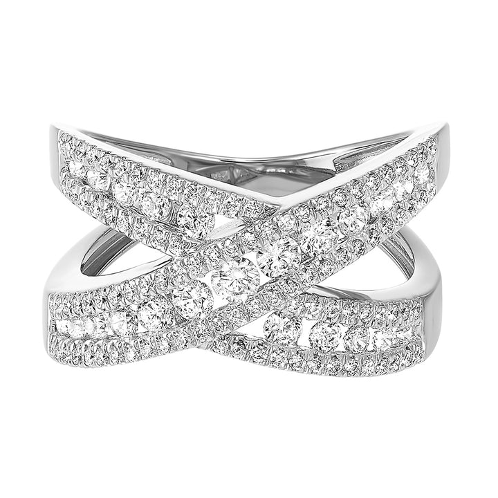 14Kt White Gold Diamond 1Ctw Ring