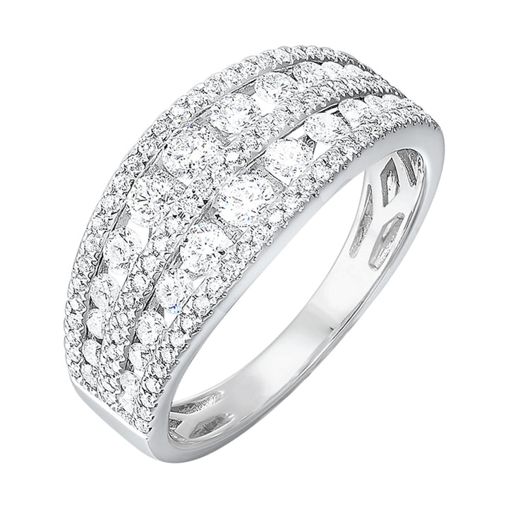 14Kt White Gold Diamond 1Ctw Ring