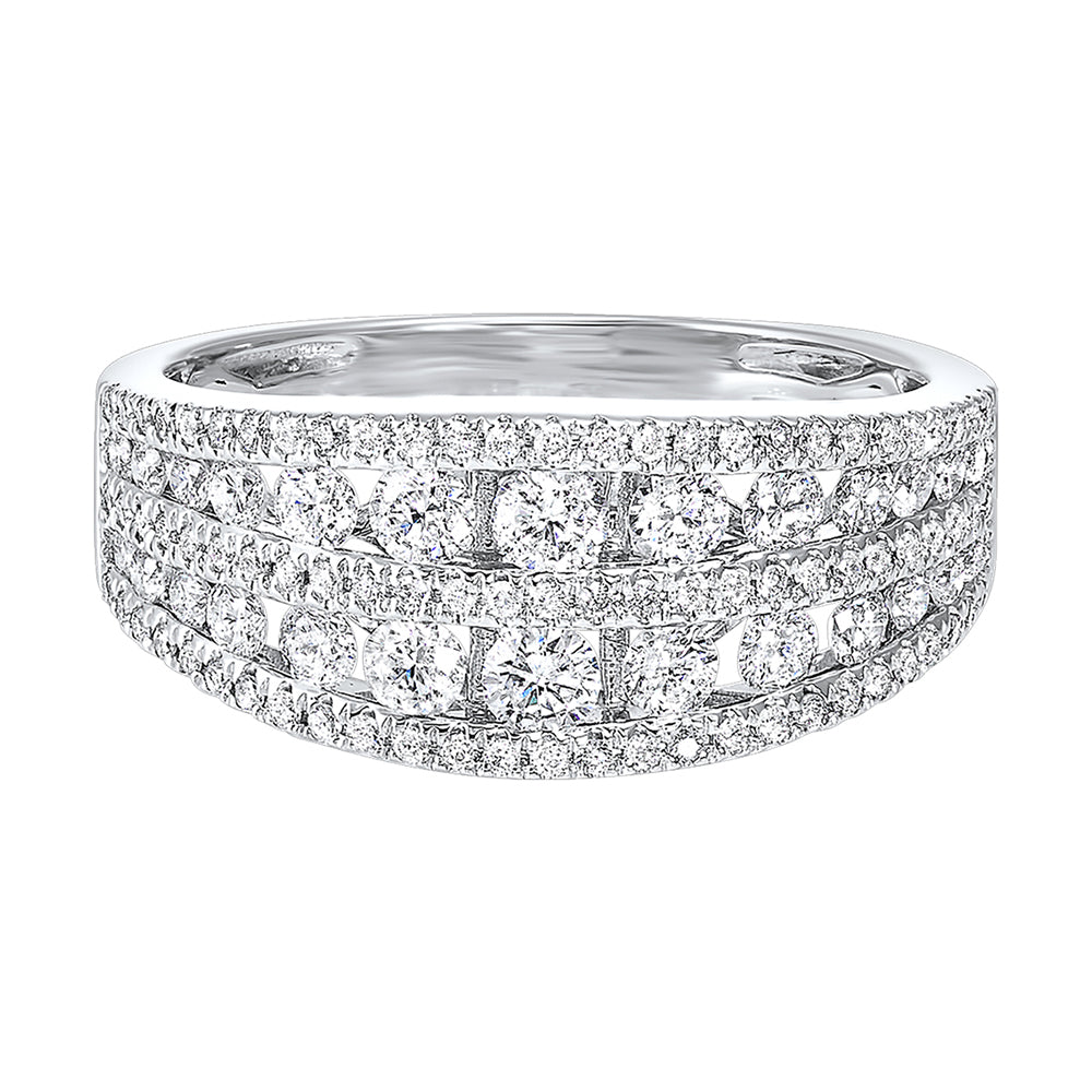 14Kt White Gold Diamond 1Ctw Ring