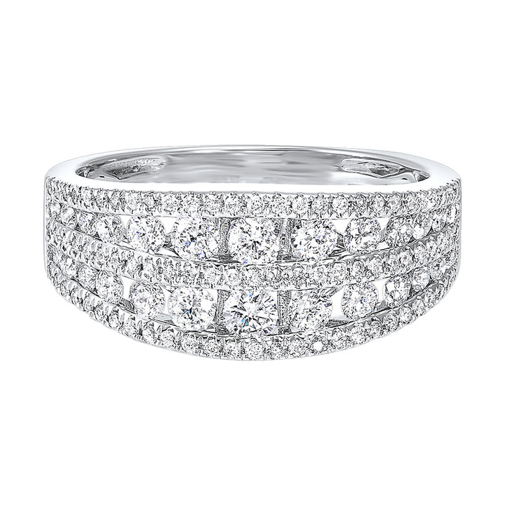 14Kt White Gold Diamond 1Ctw Ring