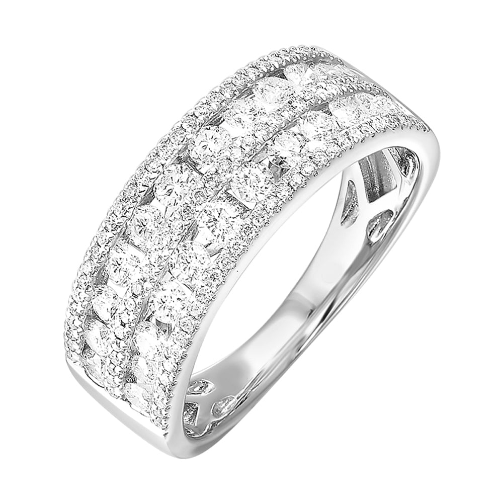 14Kt White Gold Diamond 1Ctw Ring