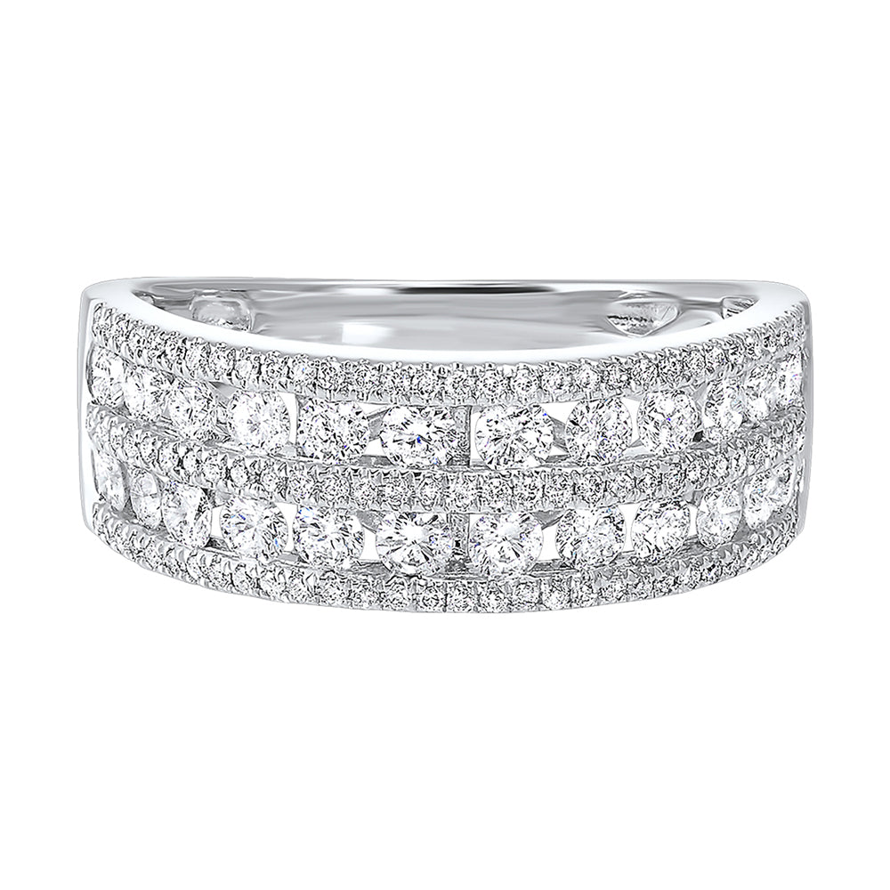 14Kt White Gold Diamond 1Ctw Ring
