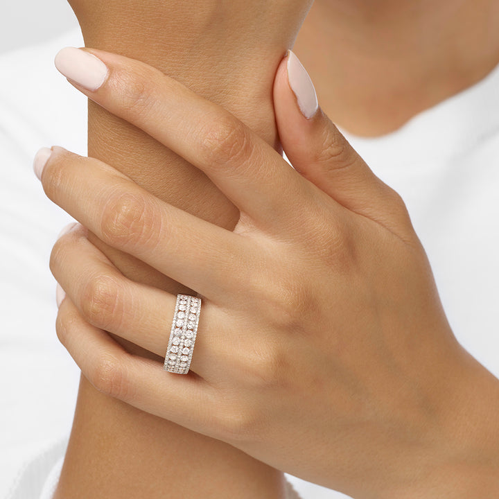 14Kt White Gold Diamond 1Ctw Ring