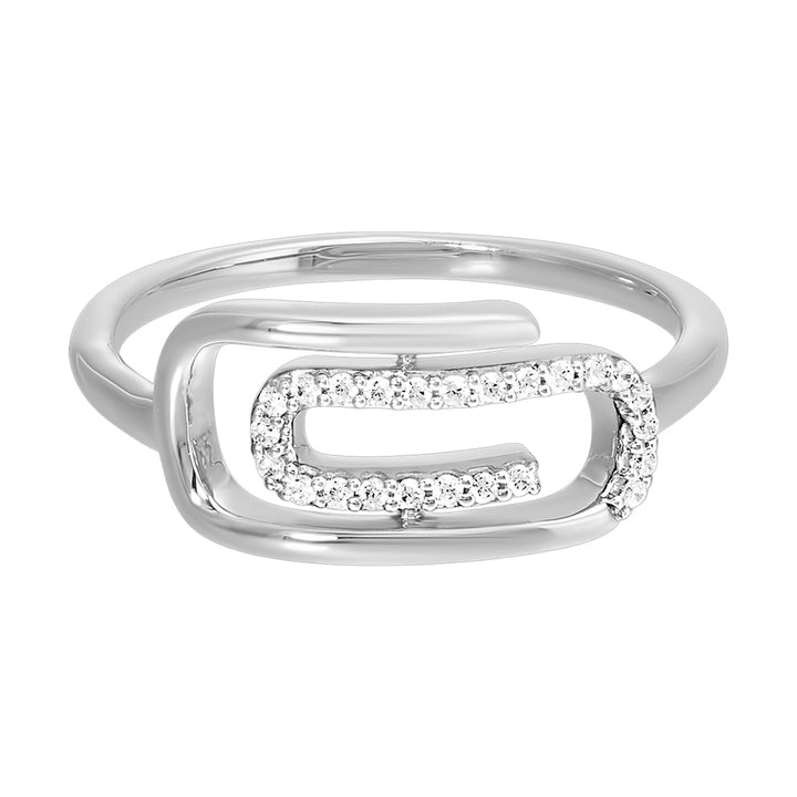 10Kt White Gold Diamond 1/10Ctw Ring