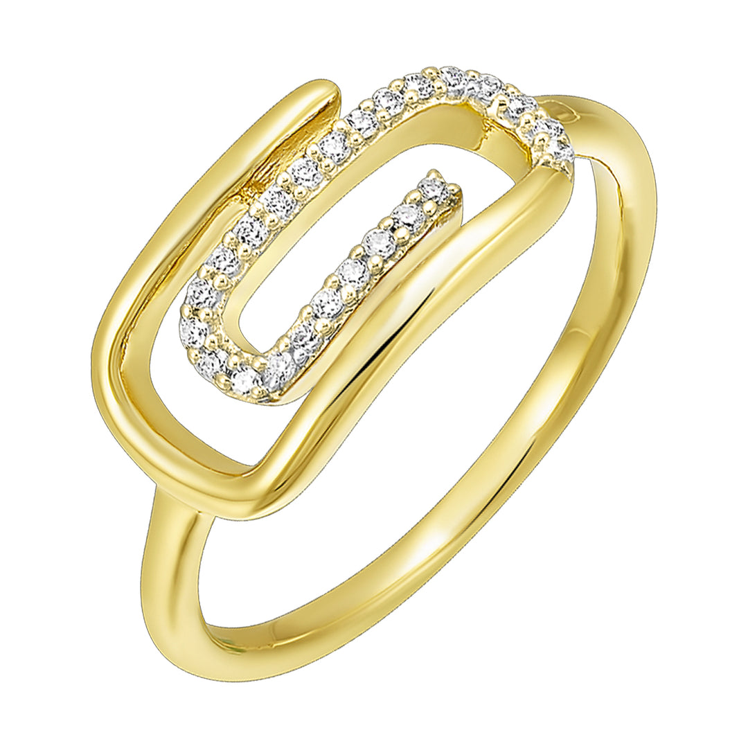 10Kt Yellow Gold Diamond 1/10Ctw Ring