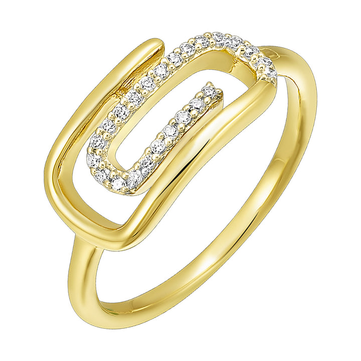 10Kt Yellow Gold Diamond 1/10Ctw Ring