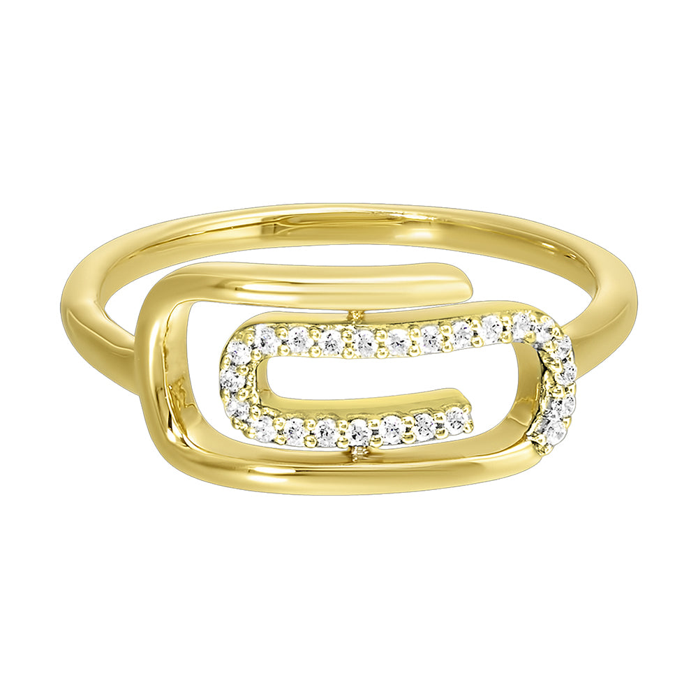 10Kt Yellow Gold Diamond 1/10Ctw Ring