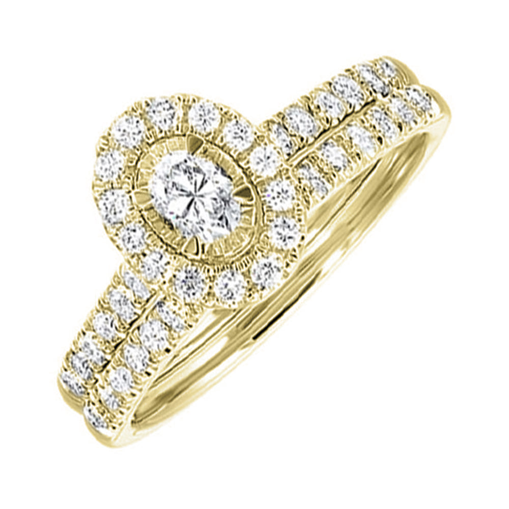 14Kt Yellow Gold Diamond 1/2Ctw Ring