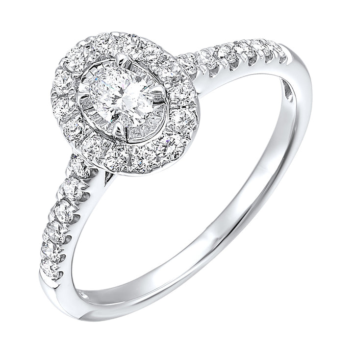14Kt White Gold Diamond 1/2Ctw Ring