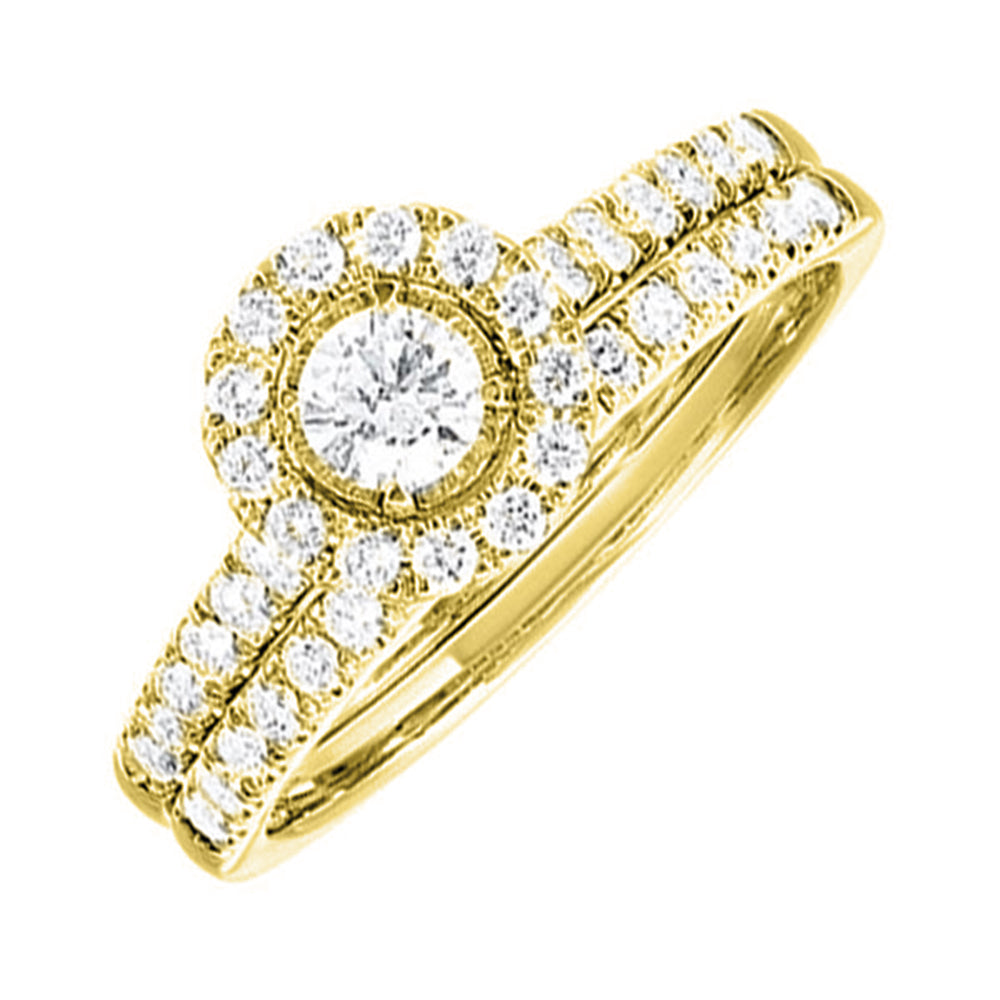14Kt Yellow Gold Diamond 1/2Ctw Ring