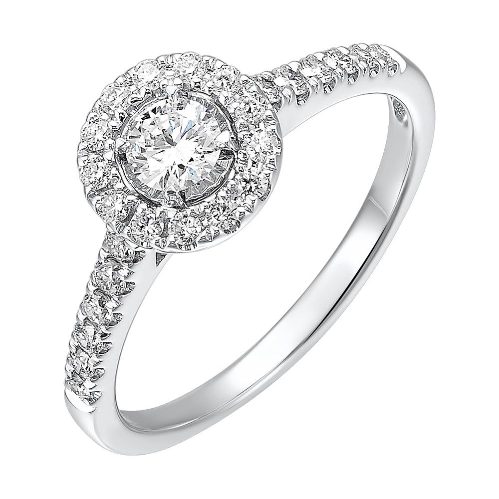 14Kt White Gold Diamond 1/2Ctw Ring