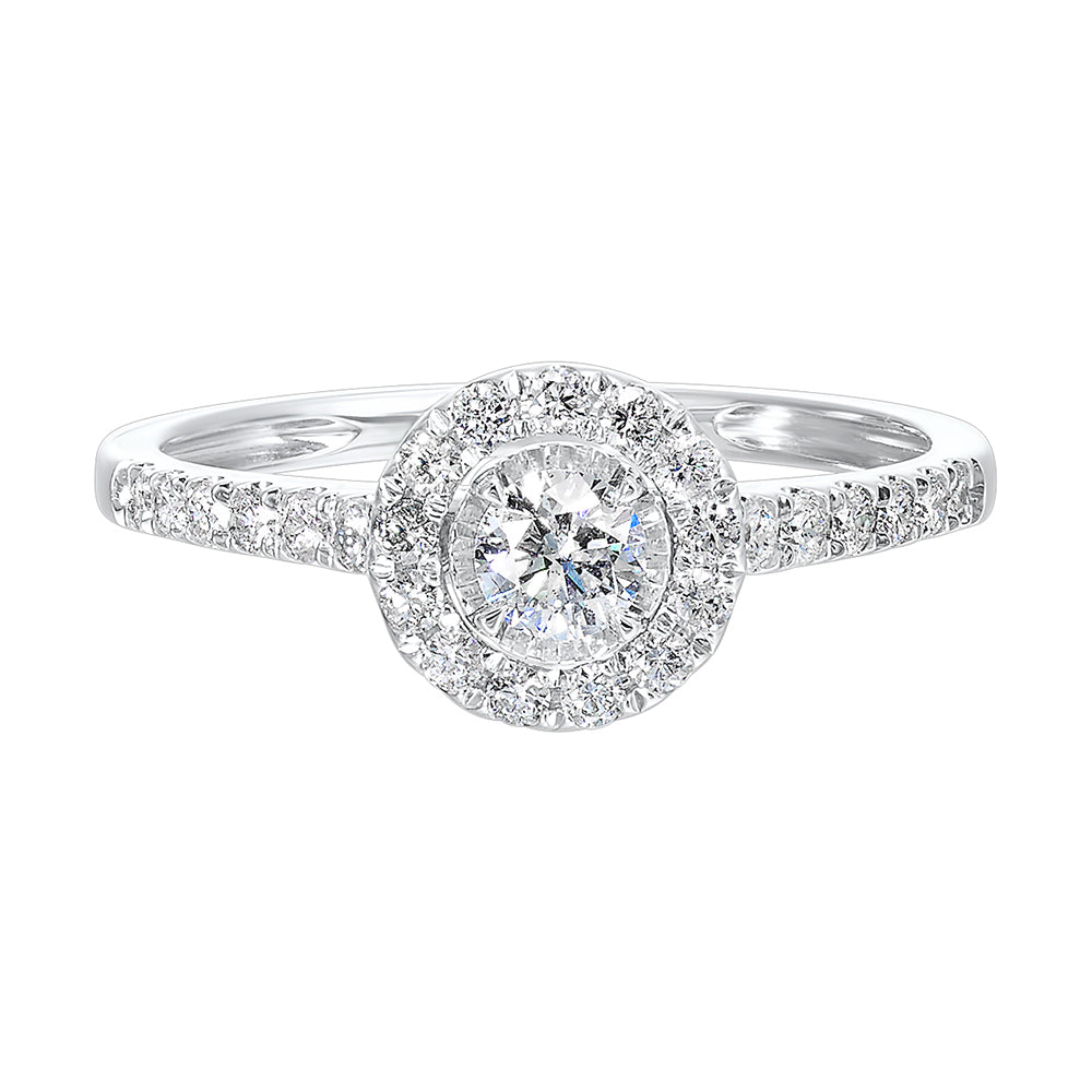 14Kt White Gold Diamond 1/2Ctw Ring