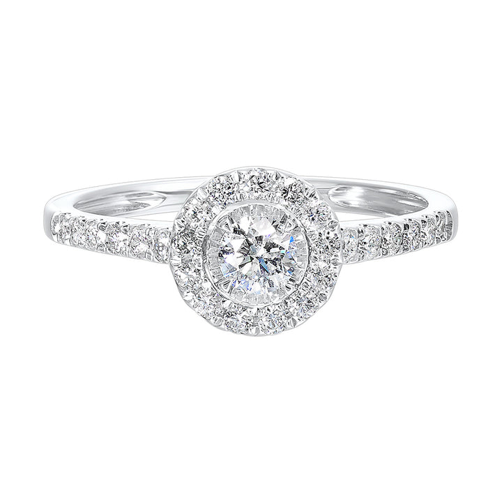 14Kt White Gold Diamond 1/2Ctw Ring