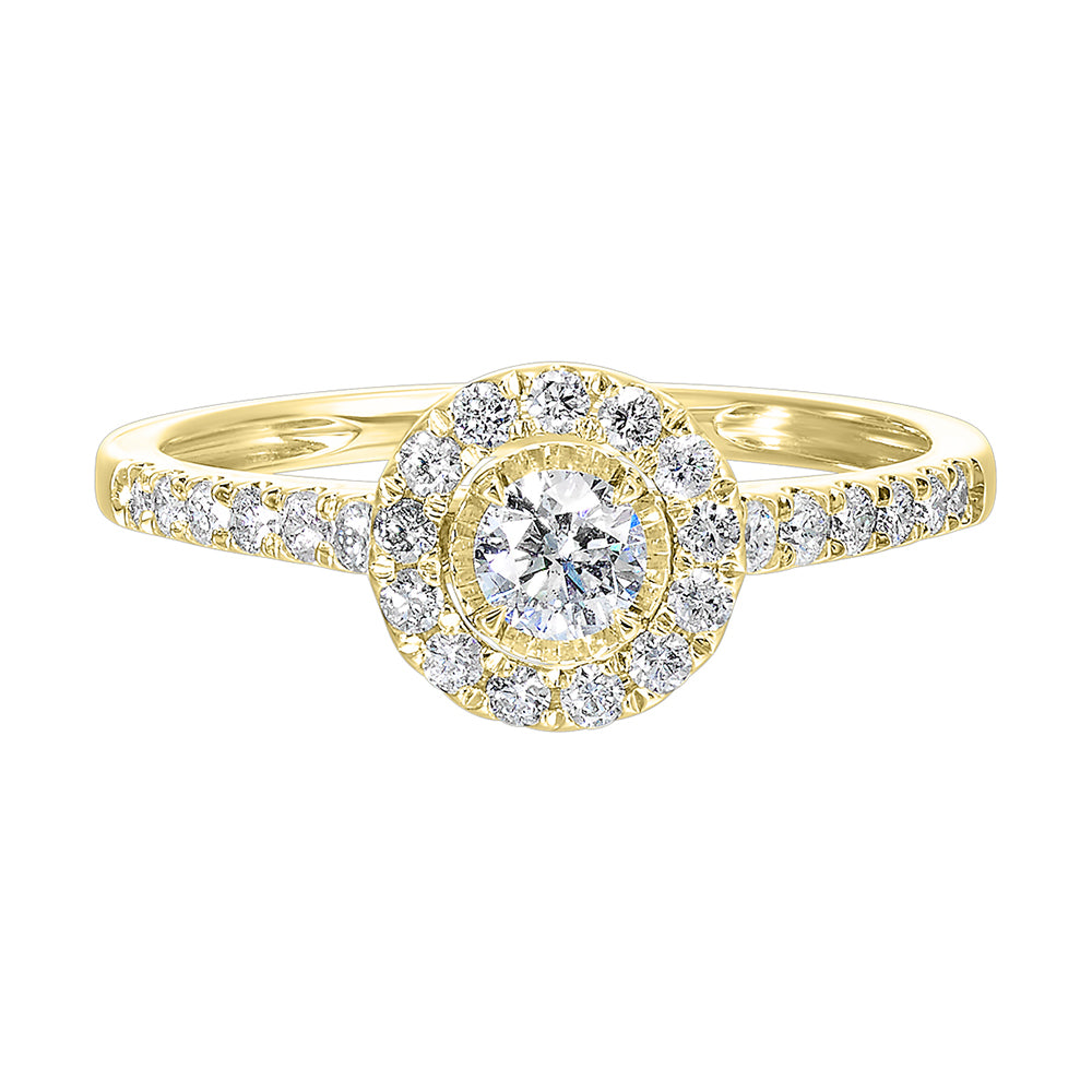 14Kt Yellow Gold Diamond 1/2Ctw Ring