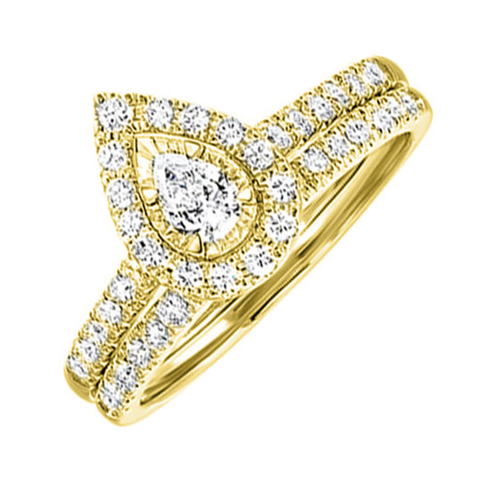 14Kt Yellow Gold Diamond 1/2Ctw Ring