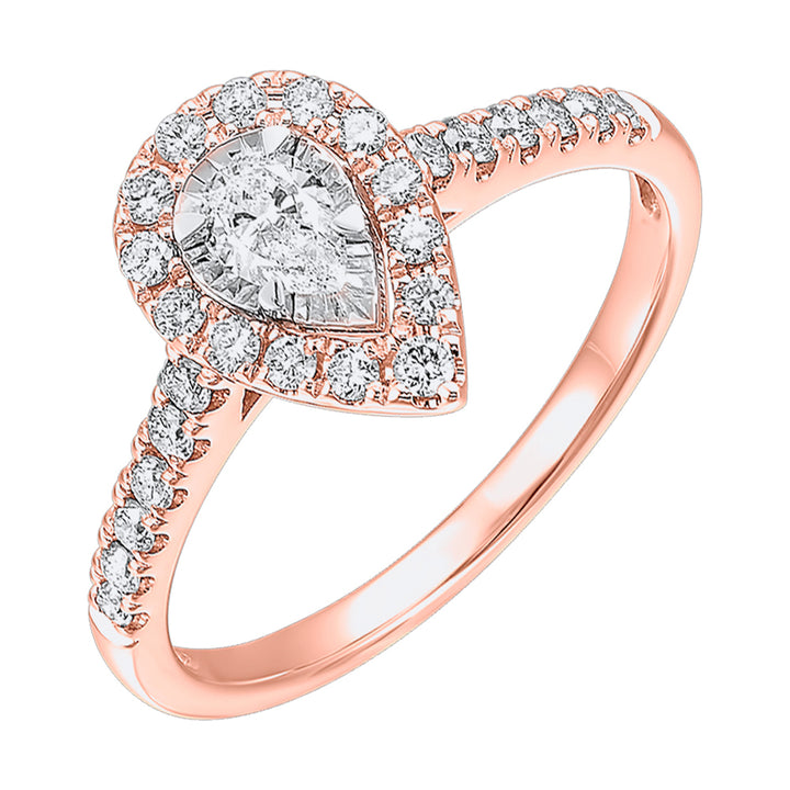 14Kt Rose Gold Diamond 1/2Ctw Ring