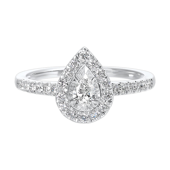 14Kt White Gold Diamond 1/2Ctw Ring