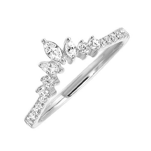 14Kt White Gold Diamond 1/2Ctw Ring