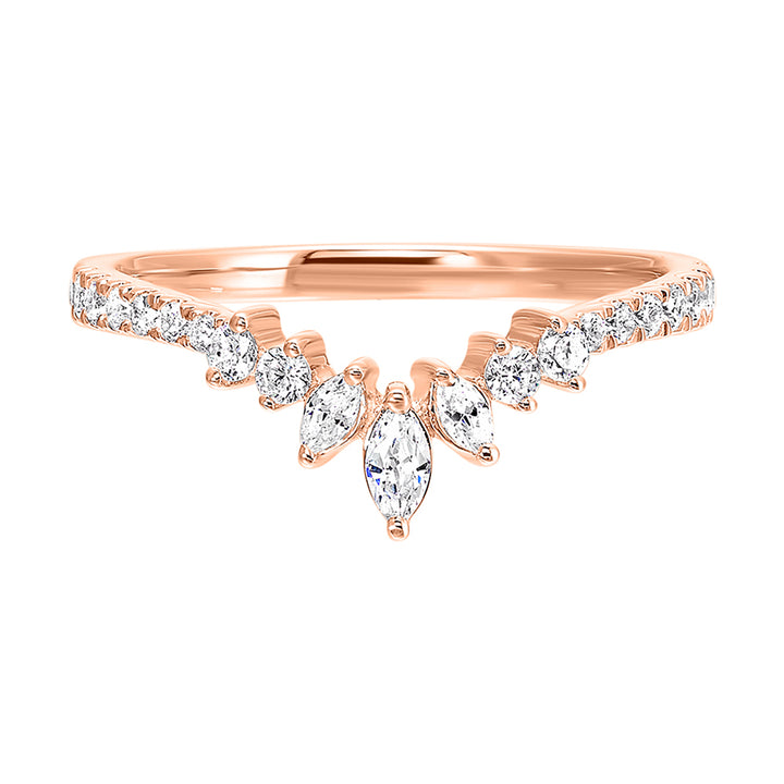 14Kt Rose Gold Diamond 1/2Ctw Ring