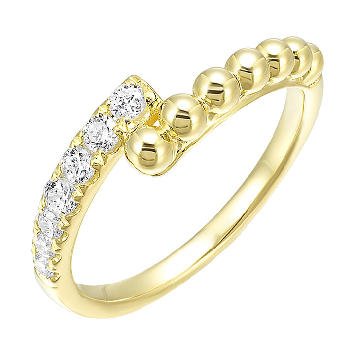14Kt Yellow Gold Diamond 1/4Ctw Ring
