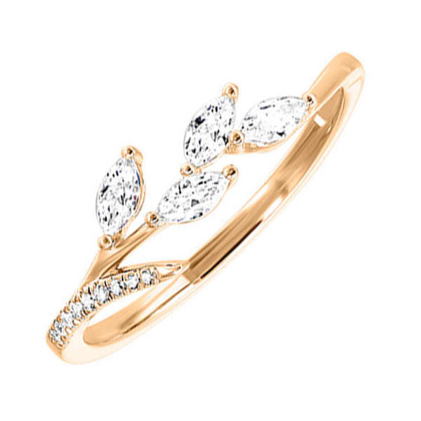 14Kt Yellow Gold Diamond 1/3Ctw Ring