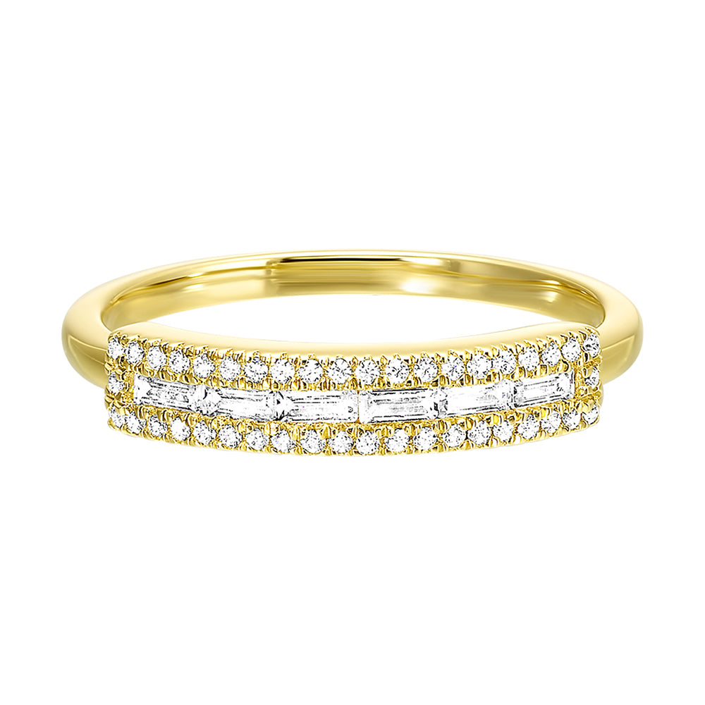 14Kt Yellow Gold Diamond 1/3Ctw Ring
