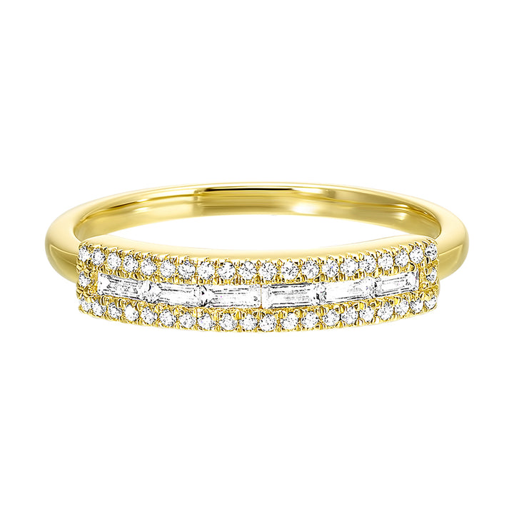 14Kt Yellow Gold Diamond 1/3Ctw Ring