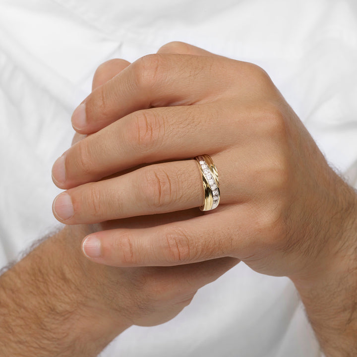 10Kt Yellow Gold Diamond 1/2Ctw Ring