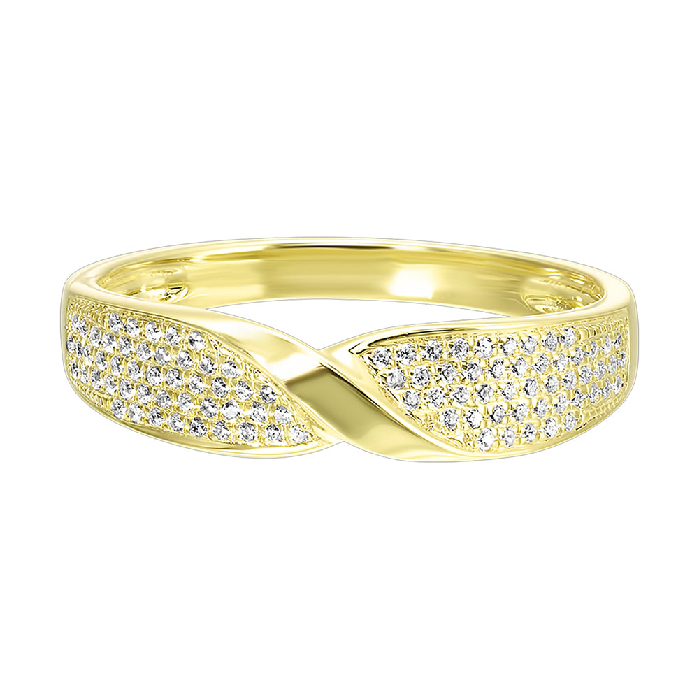 14Kt Yellow Gold Diamond 1/8Ctw Ring