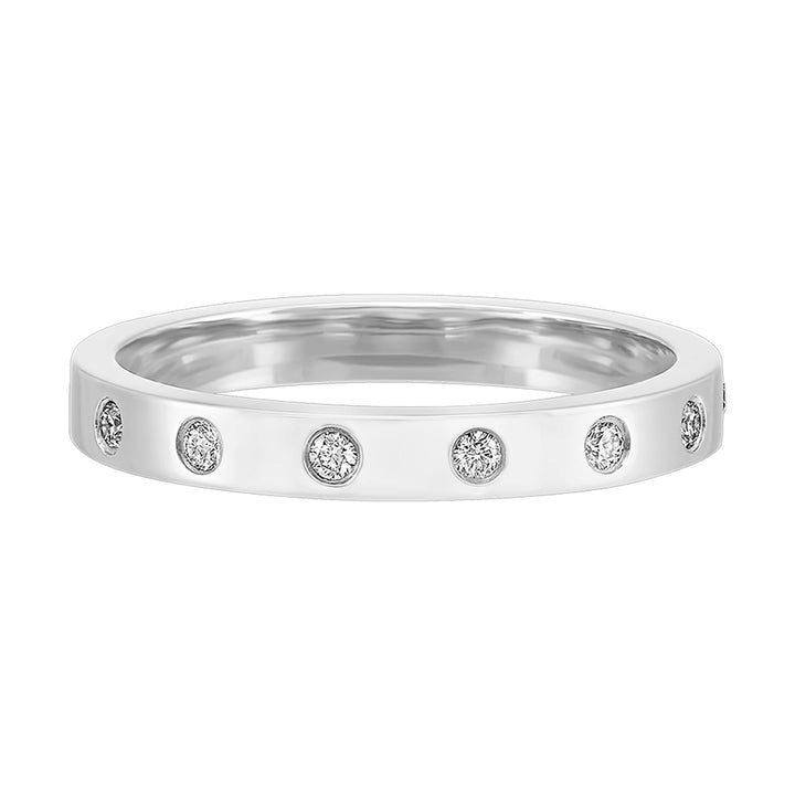 14Kt White Gold Diamond 1/10Ctw Ring