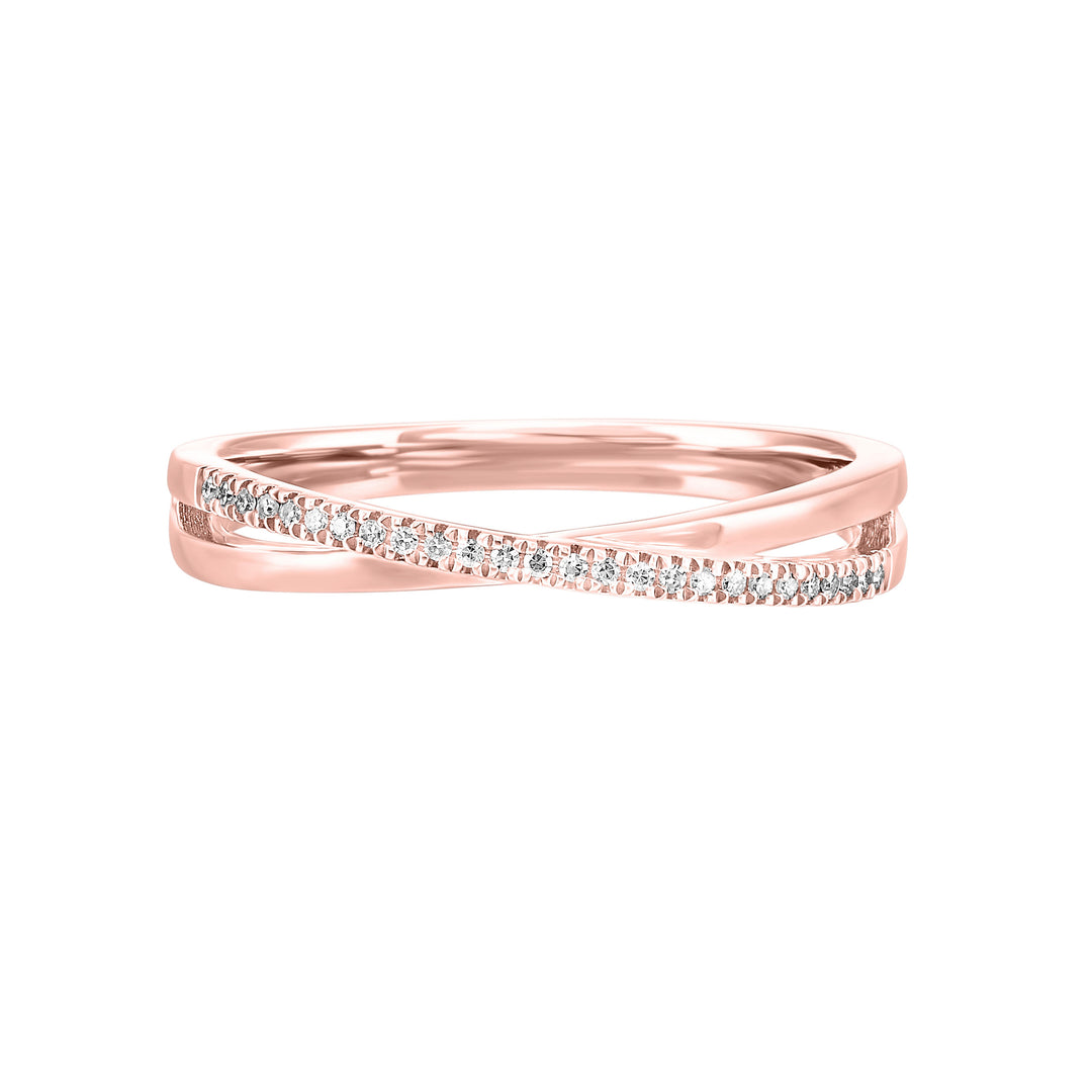 14Kt White Gold Diamond 1/20Ctw Ring