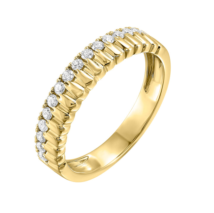14Kt Yellow Gold Diamond 1/4Ctw Ring