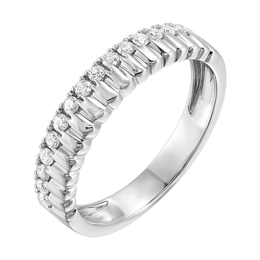 14Kt White Gold Diamond 1/4Ctw Ring
