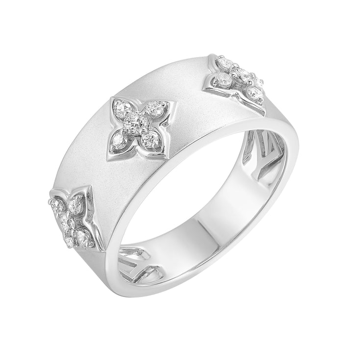 14Kt White Gold Diamond 1/4Ctw Ring