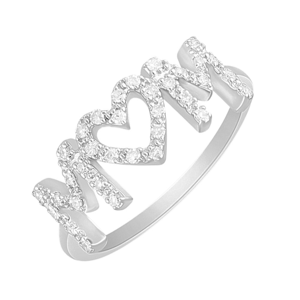 10Kt White Gold Diamond 1/6Ctw Ring