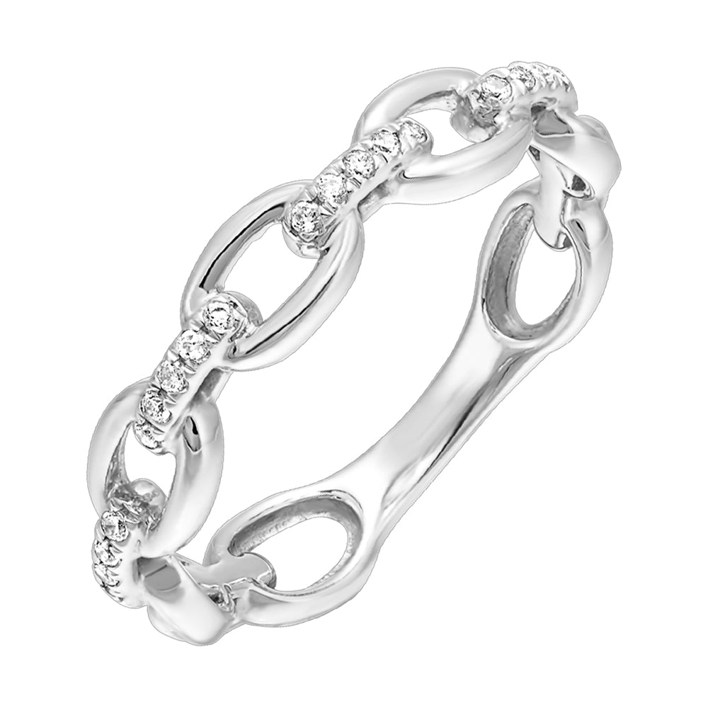 10Kt White Gold Diamond 1/10Ctw Ring