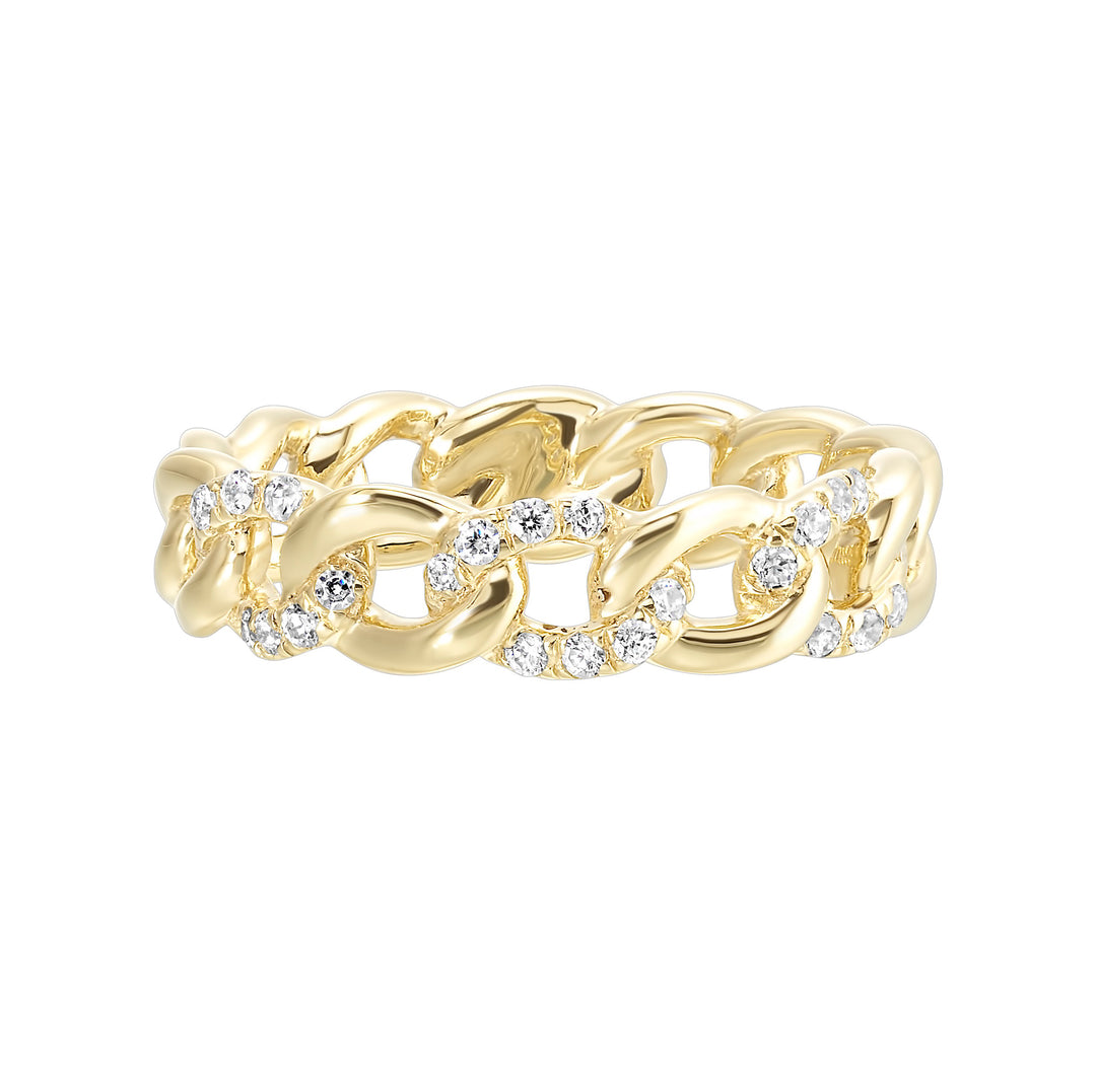 14Kt Yellow Gold Diamond 1/5Ctw Ring