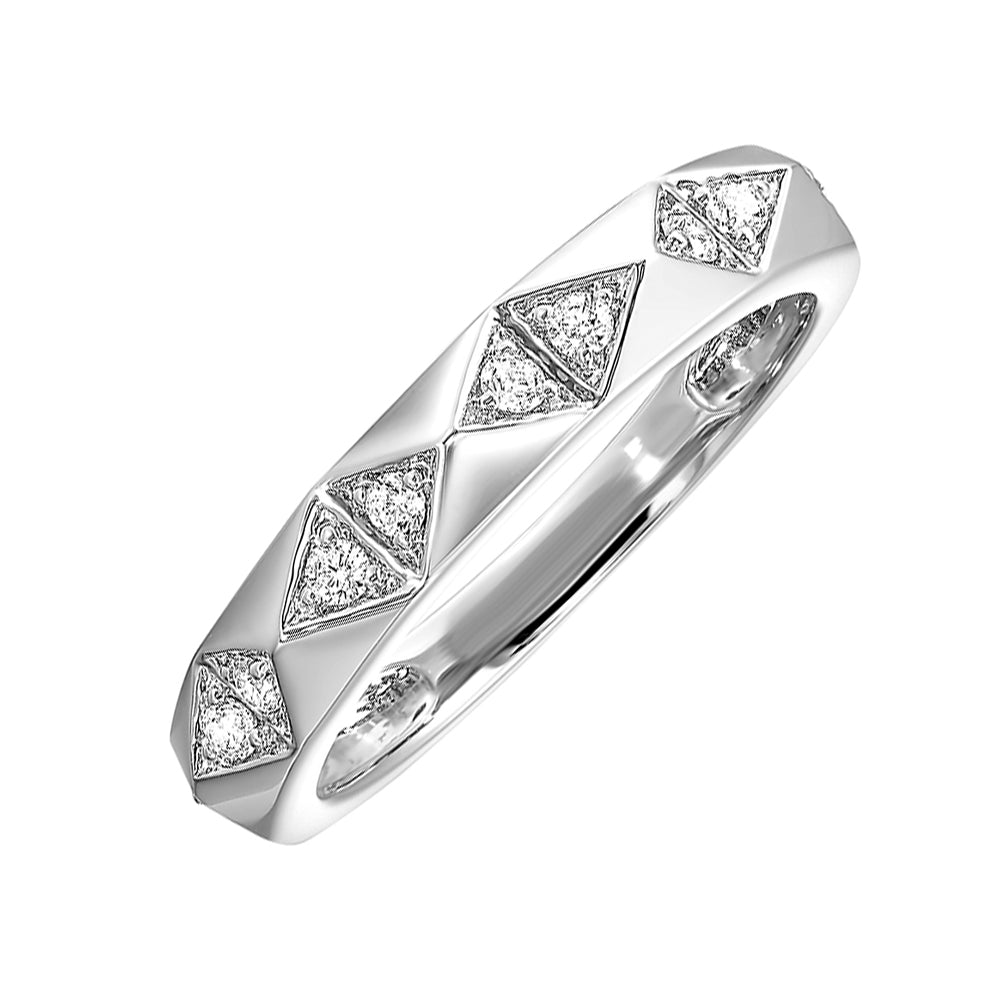 14Kt White Gold Diamond 1/5Ctw Ring