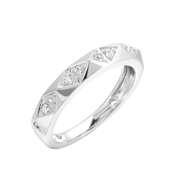 14Kt White Gold Diamond 1/5Ctw Ring